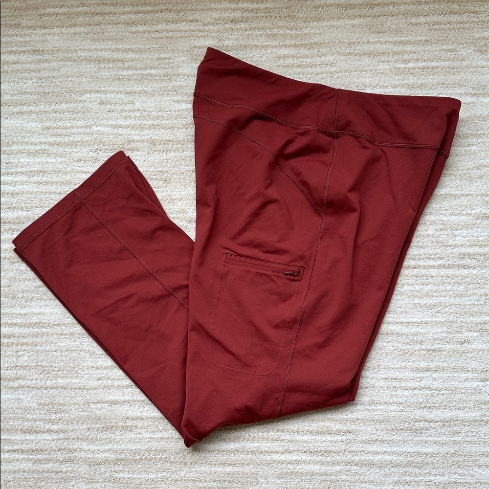 Duluth Trading Co Women's NoGA Classic Bootcut Pants Rust Size Large